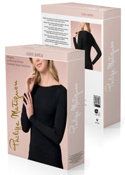 MAGLIA MODAL E SETA