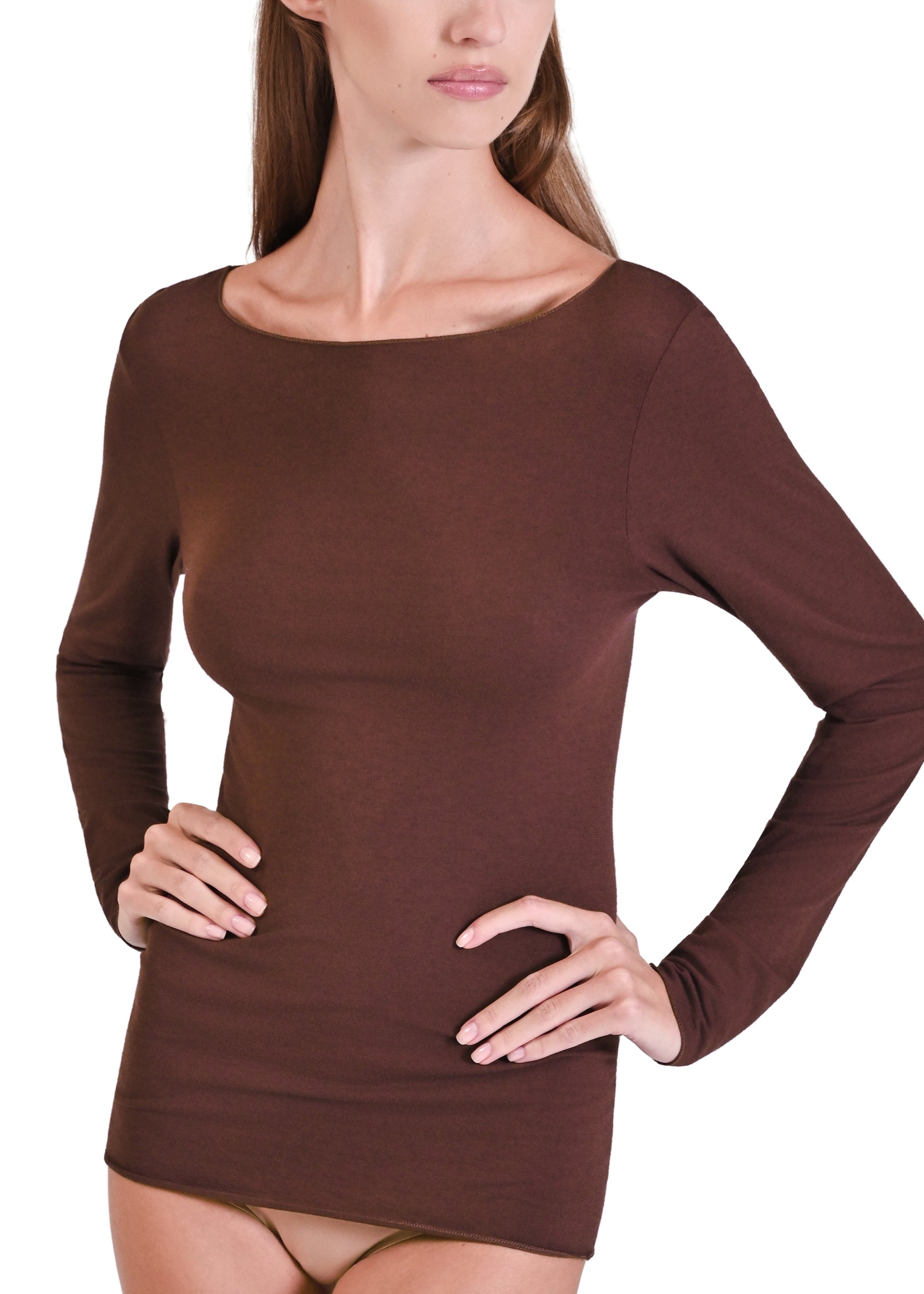 MAGLIA LEGER CON CACHEMIRE