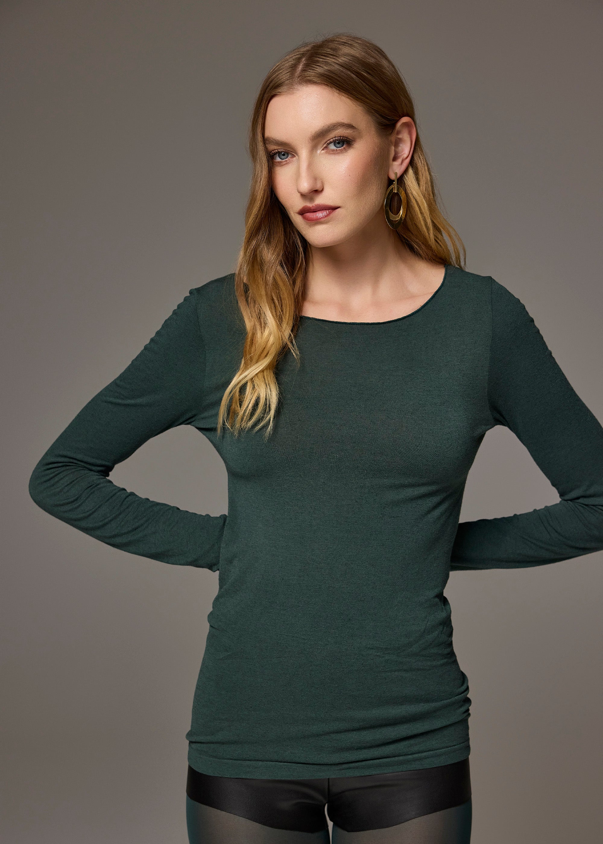 MAGLIA LEGER CON CACHEMIRE