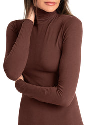 MAGLIA LEGER CON CACHEMIRE COLLO ALTO