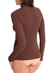 MAGLIA LEGER CON CACHEMIRE COLLO ALTO