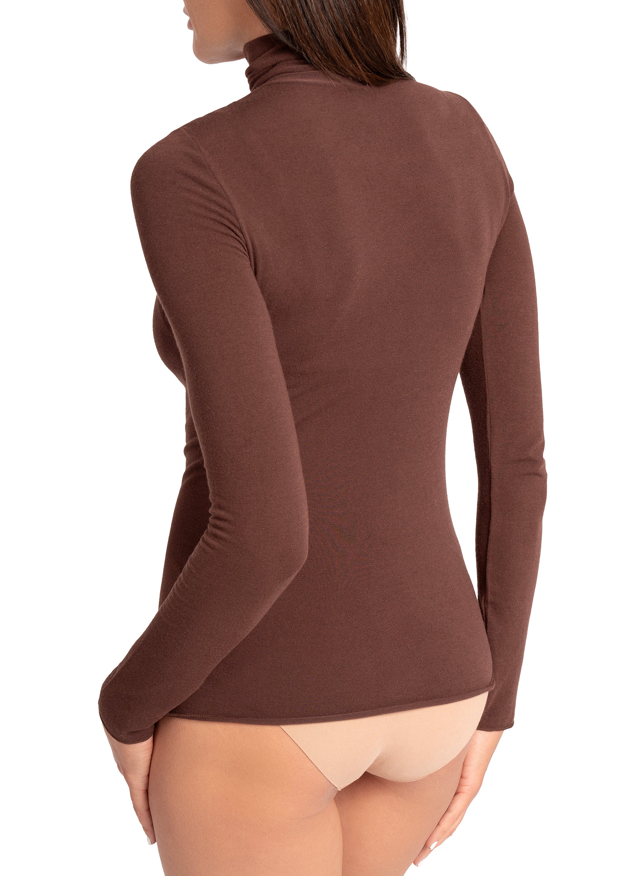 MAGLIA LEGER CON CACHEMIRE COLLO ALTO