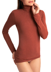 MAGLIA LEGER CON CACHEMIRE COLLO ALTO