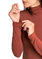 MAGLIA LEGER CON CACHEMIRE COLLO ALTO