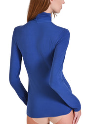 MAGLIA LEGER CON CACHEMIRE COLLO ALTO