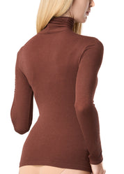 MAGLIA LEGER CON CASHMERE COLLO ALTO