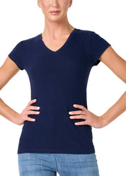 T-SHIRT LEGER CON LINO SCOLLO V