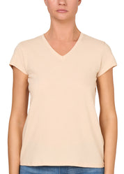 T-SHIRT LEGER CON LINO SCOLLO V