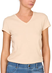 T-SHIRT LEGER CON LINO SCOLLO V