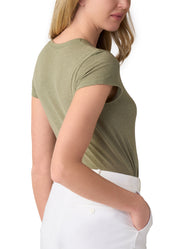 T-SHIRT LEGER CON LINO SCOLLO V