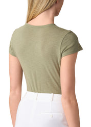 T-SHIRT LEGER CON LINO SCOLLO V