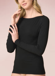 MAGLIA MODAL E SETA