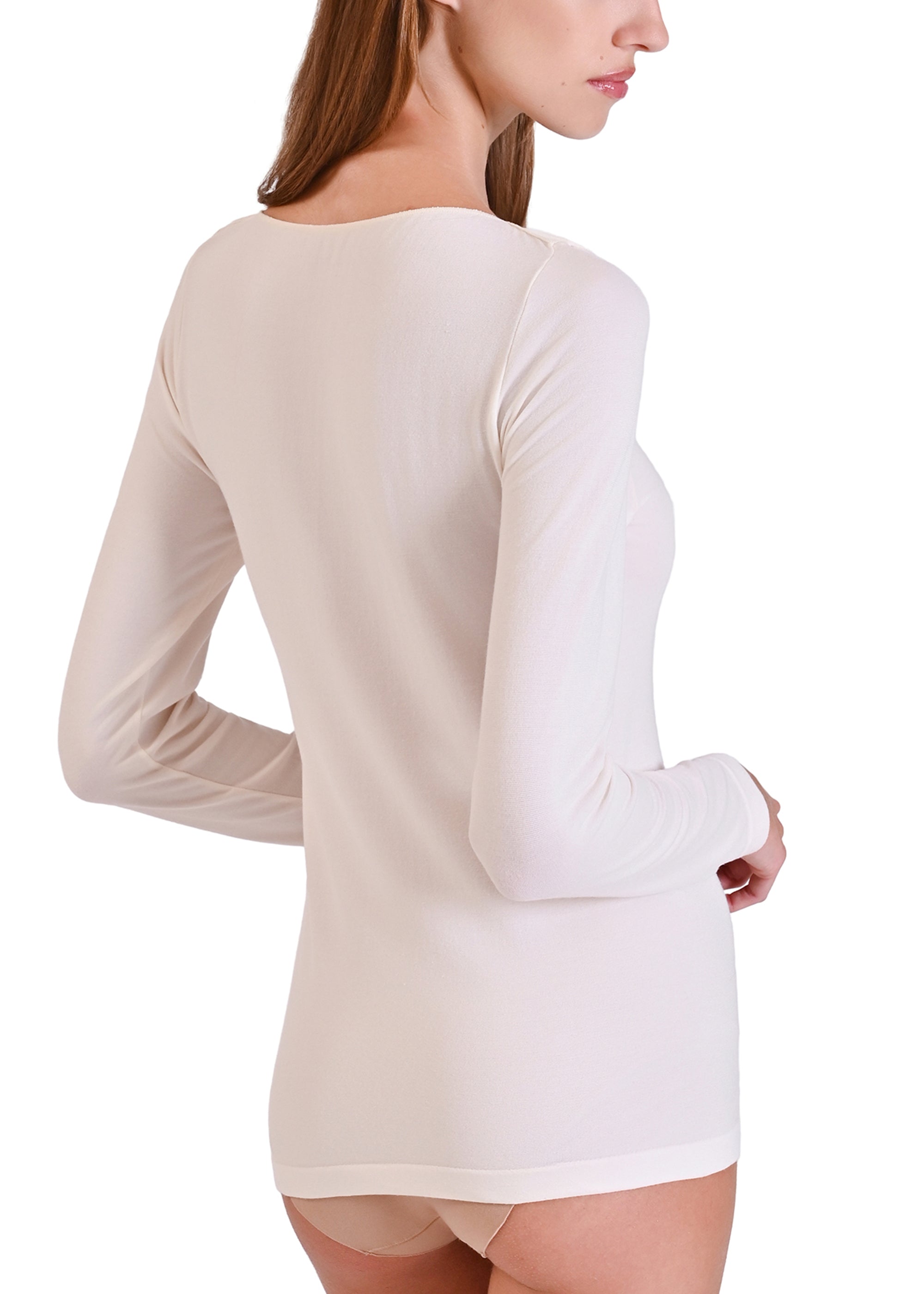 MAGLIA MODAL E SETA