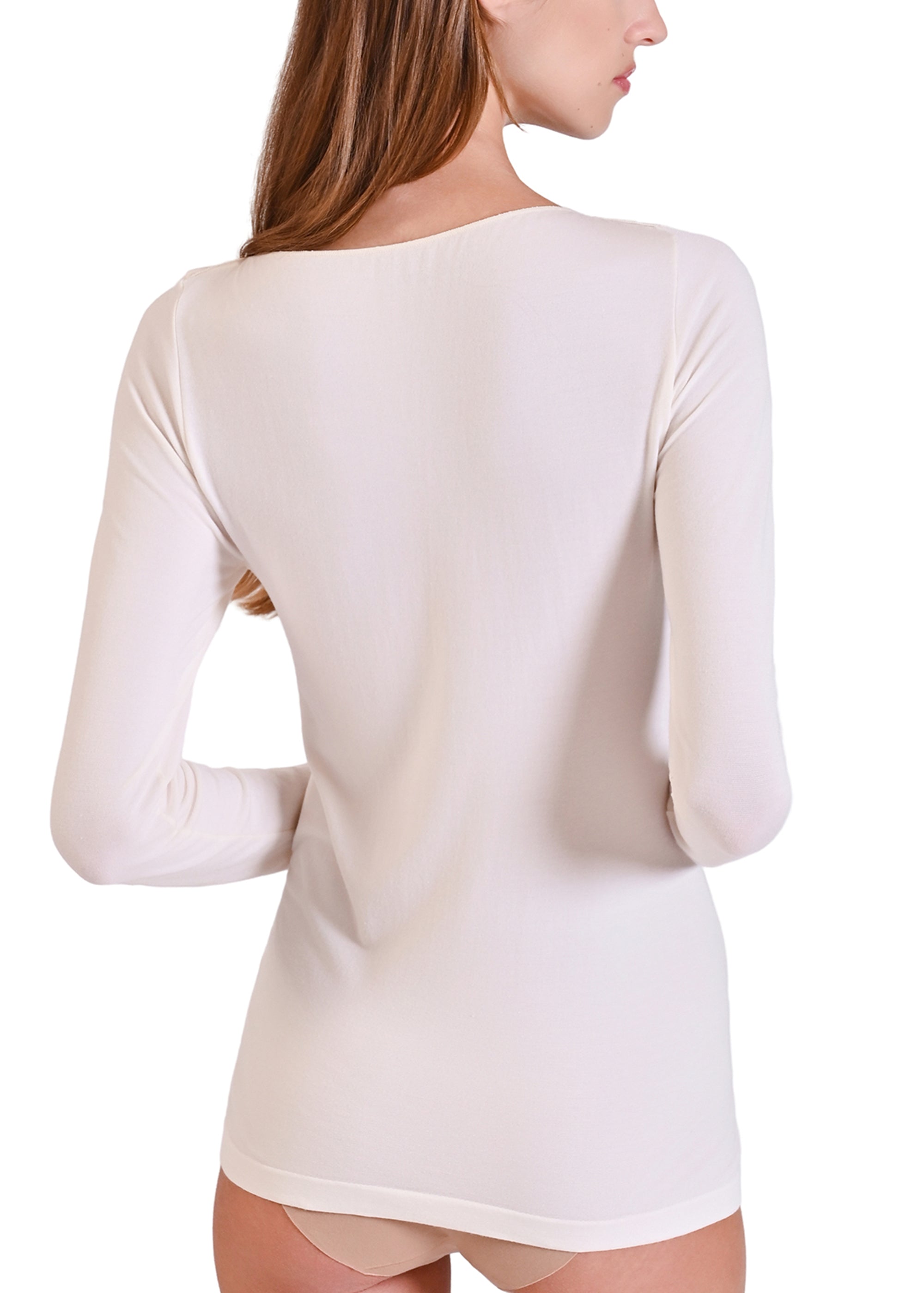 MAGLIA MODAL E SETA