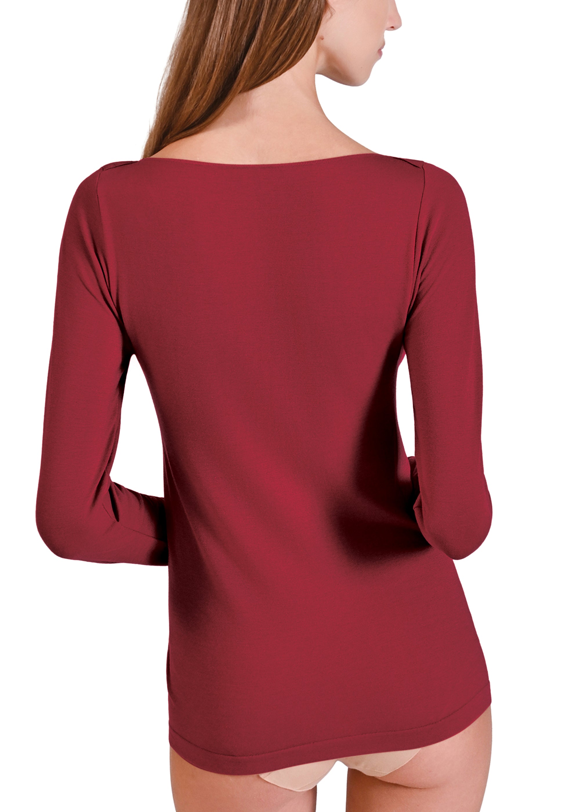 MAGLIA MODAL E SETA