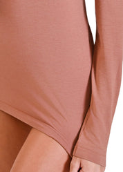 MAGLIA MODAL E SETA COLLO ALTO