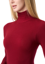 BODY LEGER CON CACHEMIRE COLLO ALTO