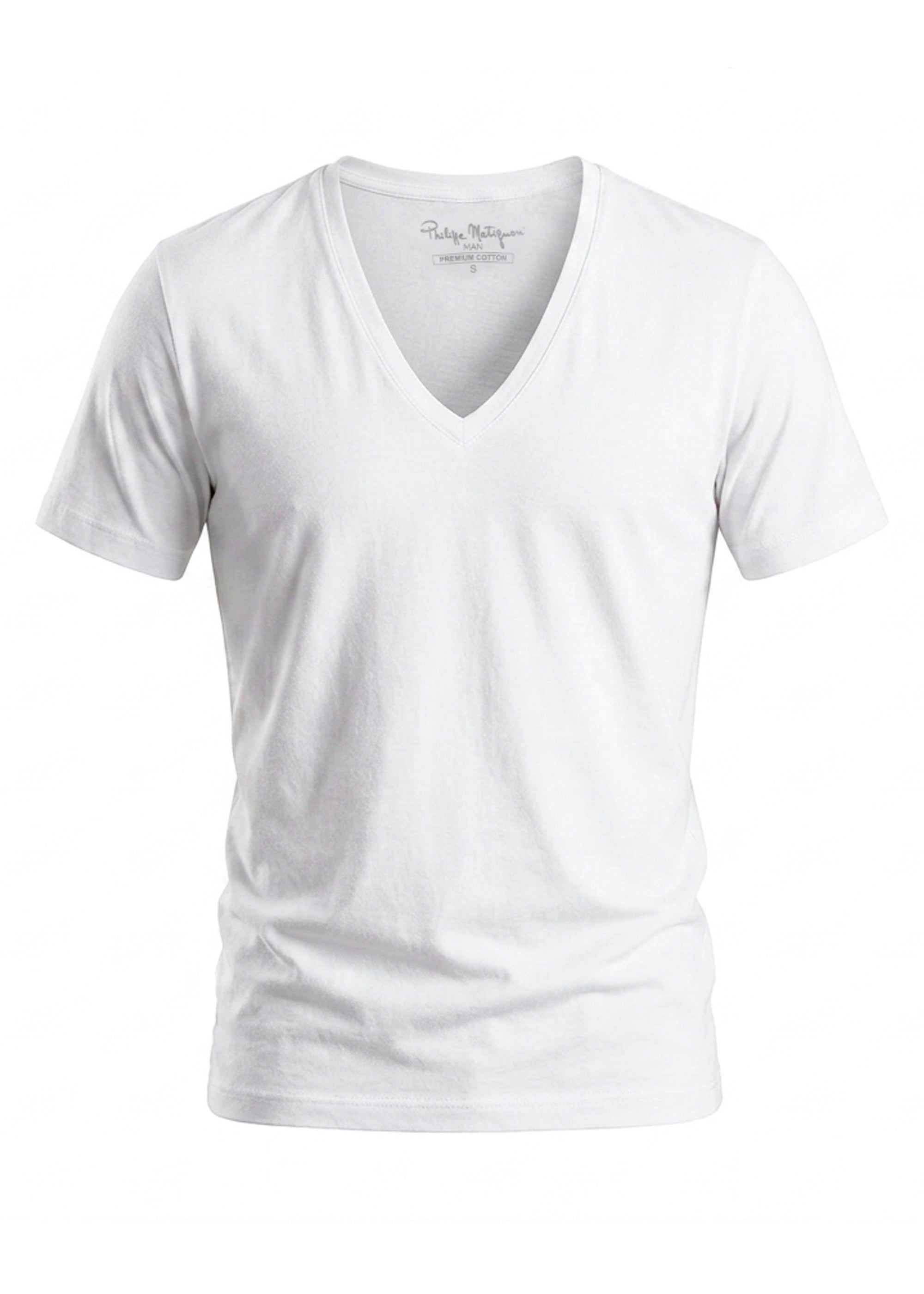 T-SHIRT MAN SCOLLO V ELASTICIZZATO