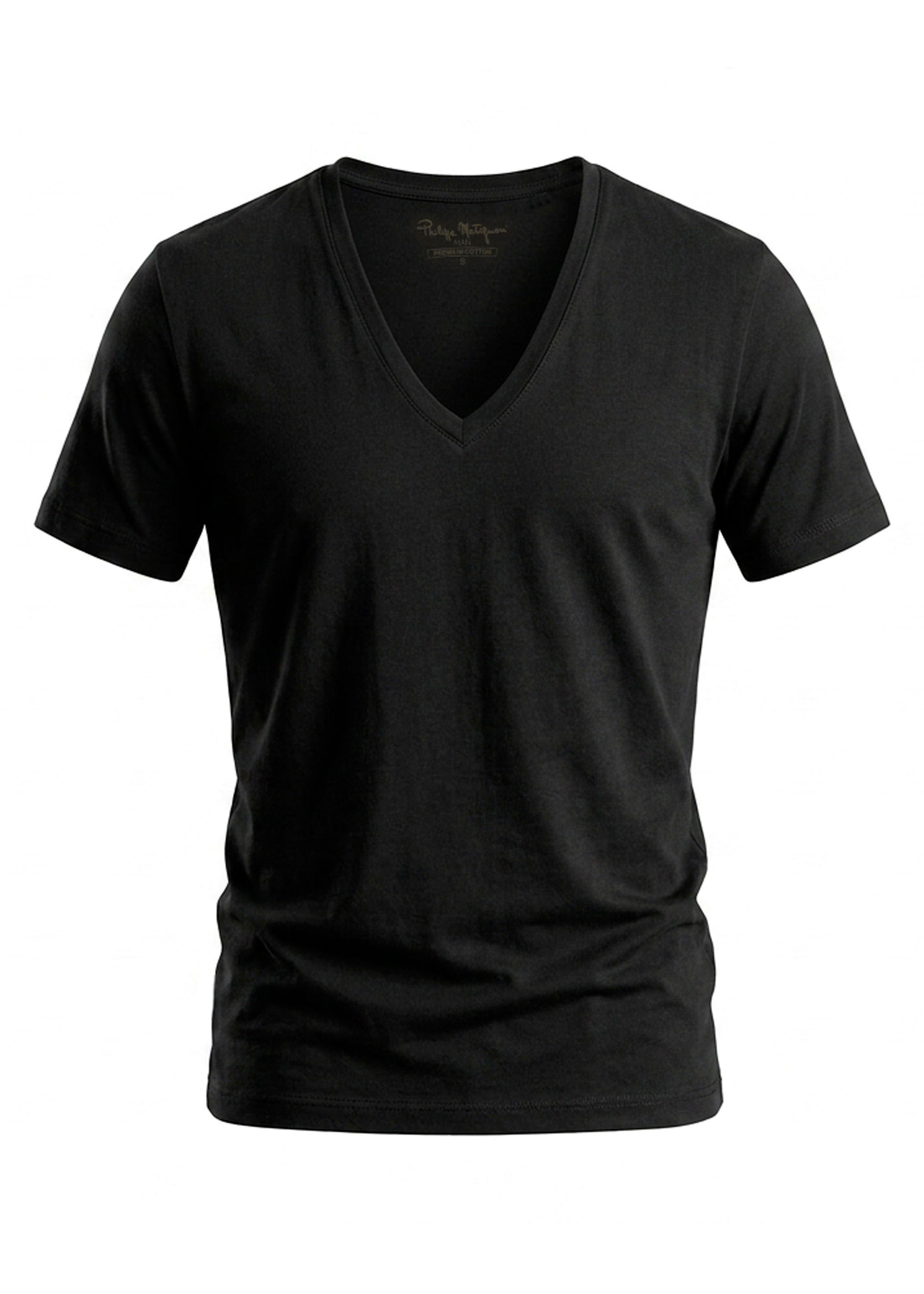 T-SHIRT MAN SCOLLO V ELASTICIZZATO