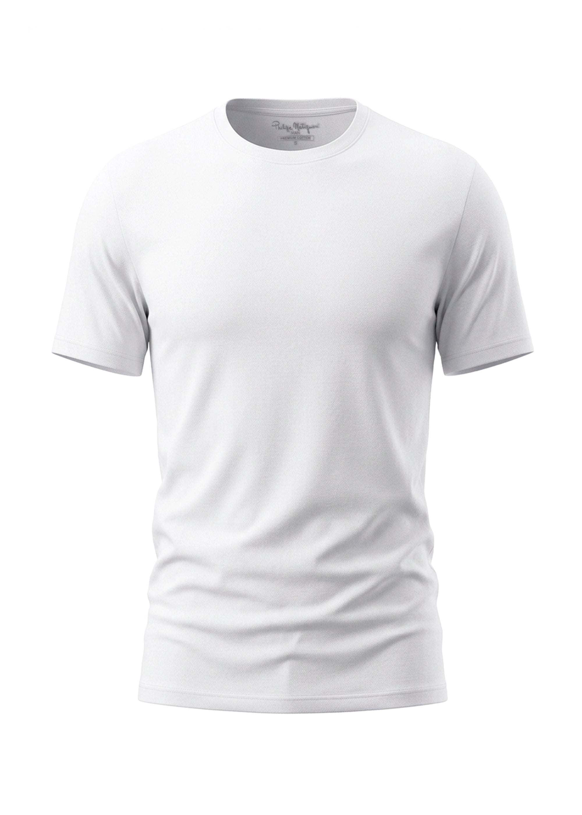 T-SHIRT MAN GIROCOLLO ELASTICIZZATO