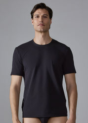 T-SHIRT MAN GIROCOLLO ELASTICIZZATO