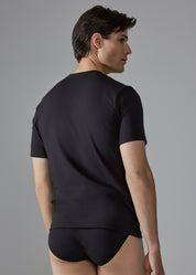 T-SHIRT MAN GIROCOLLO ELASTICIZZATO