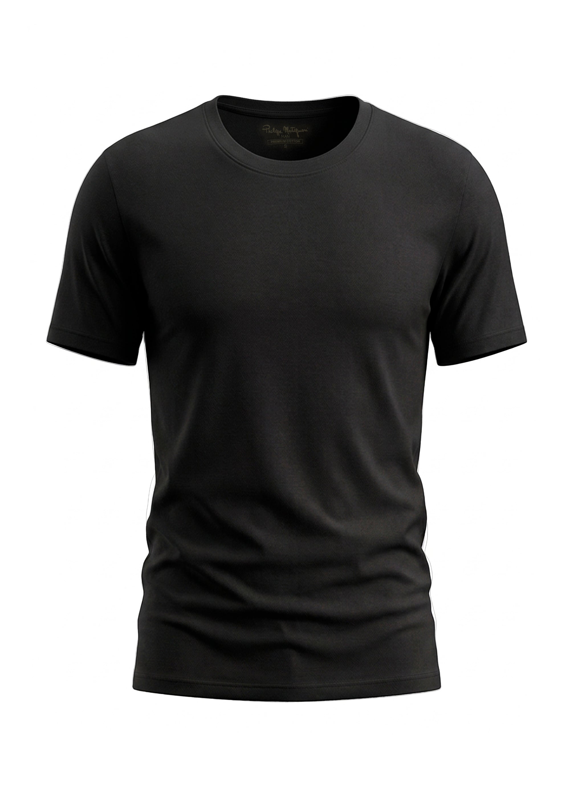 T-SHIRT MAN GIROCOLLO ELASTICIZZATO