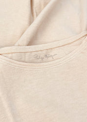 T-SHIRT LEGER CON LINO SCOLLO BARCHETTA