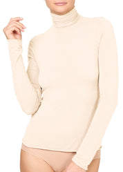 MAGLIA LEGER CON CACHEMIRE COLLO ALTO